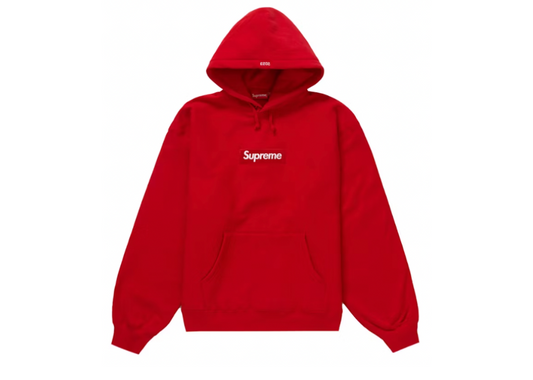 Supreme Box Logo Hooded Sweatshirt (FW23) Red